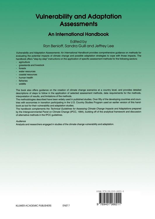 Produktbild: Vulnerability and Adaptation Assessments