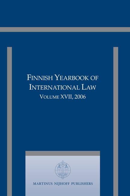 Produktbild: Finnish Yearbook of International Law, Volume 17 (2006)