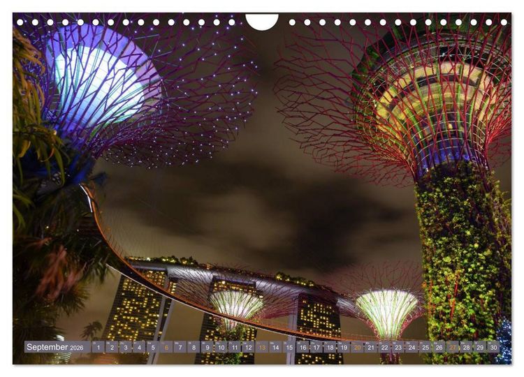 Produktbild: Singapur. Stadt der Superlative (Wandkalender 2026 DIN A4 quer), CALVENDO Monatskalender