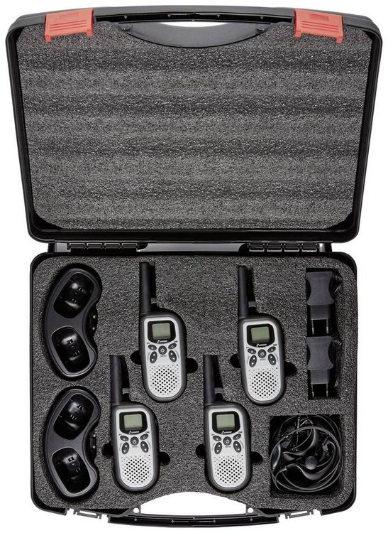 Produktbild: Stabo Freecomm 400 II 20444 PMR-Funkger&auml;t 4er Set