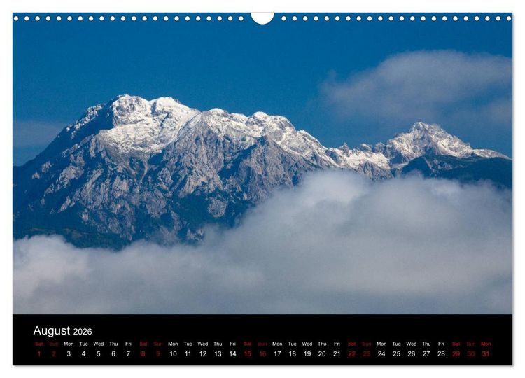 Produktbild: Mountains of Slovenia (Wall Calendar 2026 DIN A3 landscape), CALVENDO 12 Month Wall Calendar