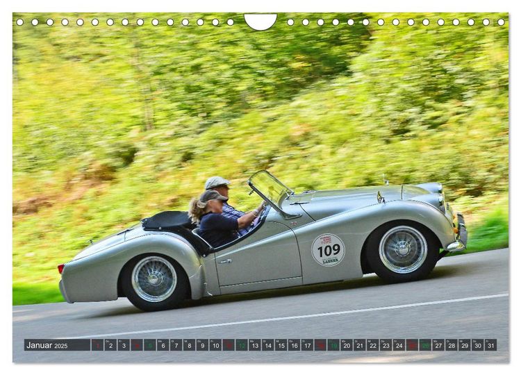 Produktbild: Adel verpflichtet - Englische Oldtimer am Berg (Wandkalender 2025 DIN A4 quer), CALVENDO Monatskalender
