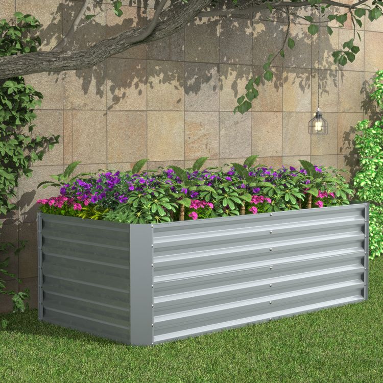 Produktbild: Metall Pflanzbeet Hochbeet Gartenbeet 180x90 Galdo