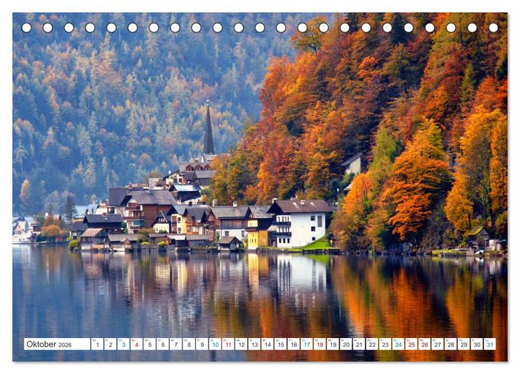 Produktbild: Lockendes Ober&ouml;sterreich (Tischkalender 2026 DIN A5 quer), CALVENDO Monatskalender