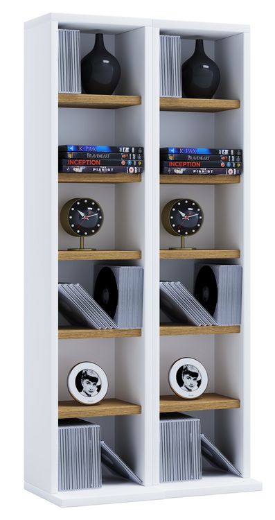 Produktbild: Holz CD DVD Stand Regal Schrank St&auml;nder Milano
