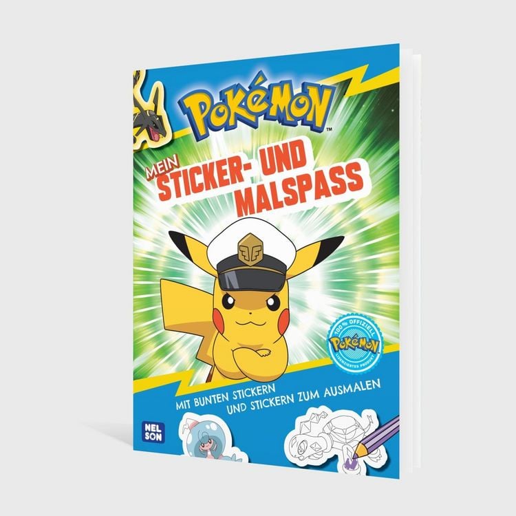 Produktbild: Pok&eacute;mon Activity-Buch: Pok&eacute;mon Mein Sticker- und Malspa&szlig;