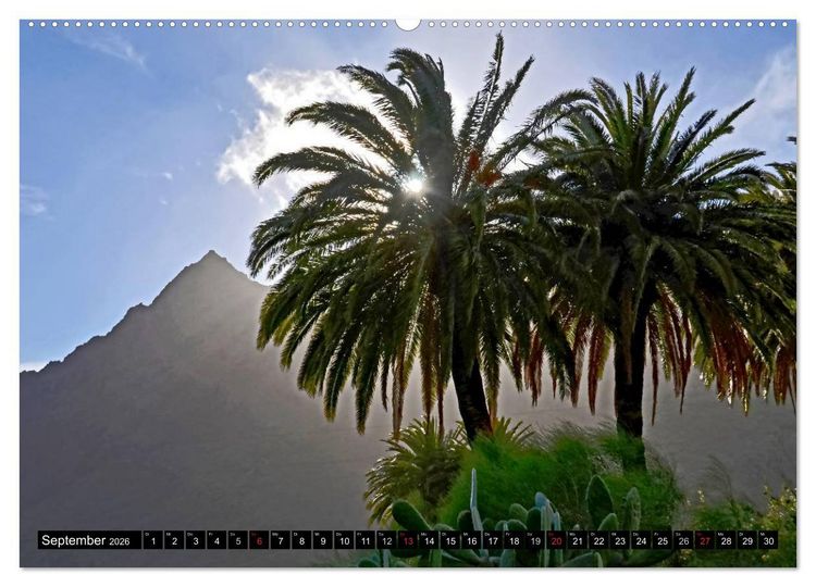 Produktbild: Teneriffas rauer Norden (hochwertiger Premium Wandkalender 2026 DIN A2 quer), Kunstdruck in Hochglanz
