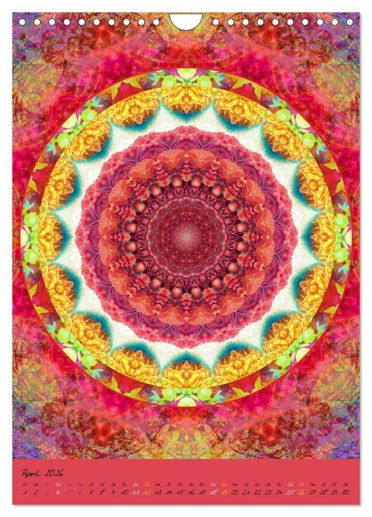 Produktbild: Mandala Energien (Wandkalender 2026 DIN A4 hoch), CALVENDO Monatskalender