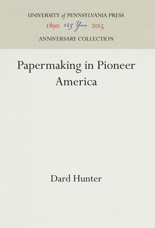 Produktbild: Papermaking in Pioneer America