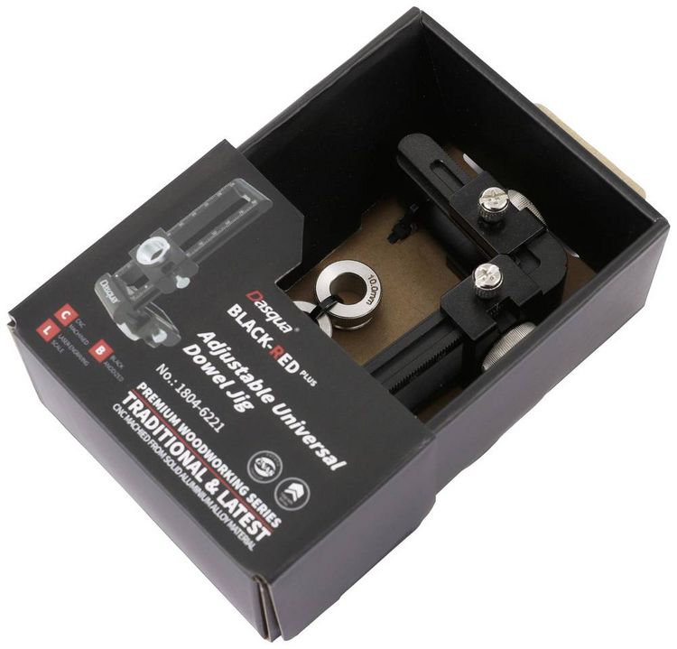 Produktbild: Dasqua 1804-6221 Verstellbare Universal-D&uuml;bellehre Aluminiumlegierung, Edelstahl 210mm 1St.