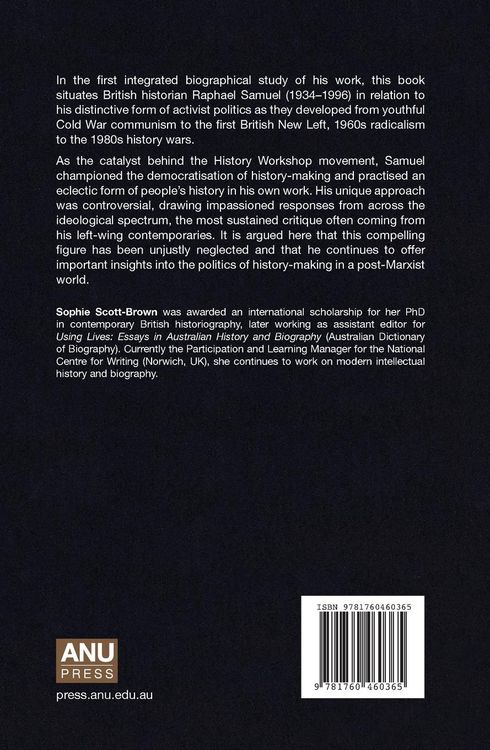 Produktbild: The Histories of Raphael Samuel: A portrait of a people's historian