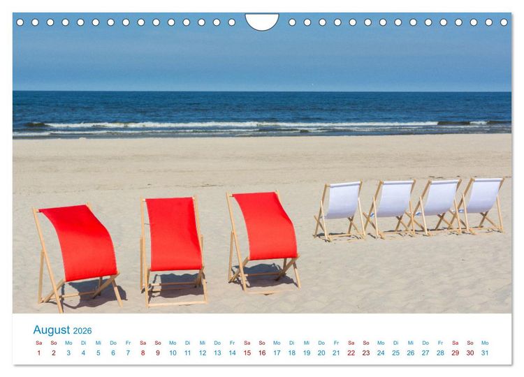 Produktbild: Streifzug auf Usedom (Wandkalender 2026 DIN A4 quer), CALVENDO Monatskalender