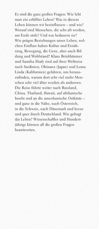Produktbild: Das kluge, lustige, gesunde, ungebremste, gl&uuml;ckliche, sehr lange Leben