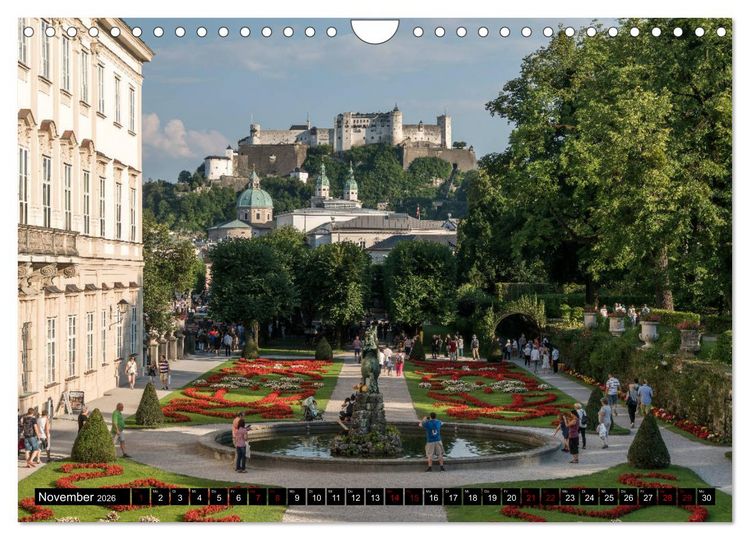 Produktbild: Salzburg - &Ouml;sterreich (Wandkalender 2026 DIN A4 quer), CALVENDO Monatskalender