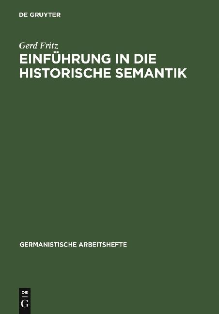 Produktbild: Einf&uuml;hrung in die historische Semantik