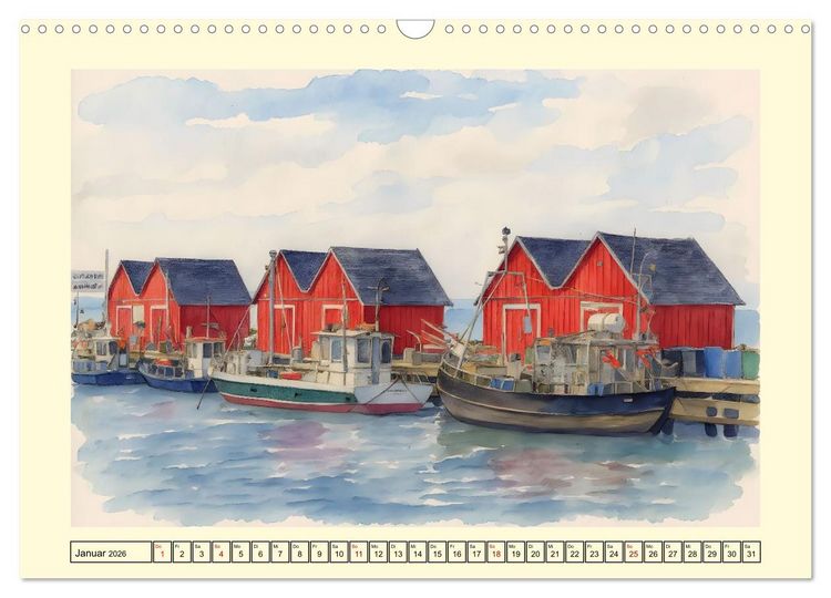 Produktbild: Entlang der deutschen Ostseek&uuml;ste (Wandkalender 2026 DIN A3 quer), CALVENDO Monatskalender