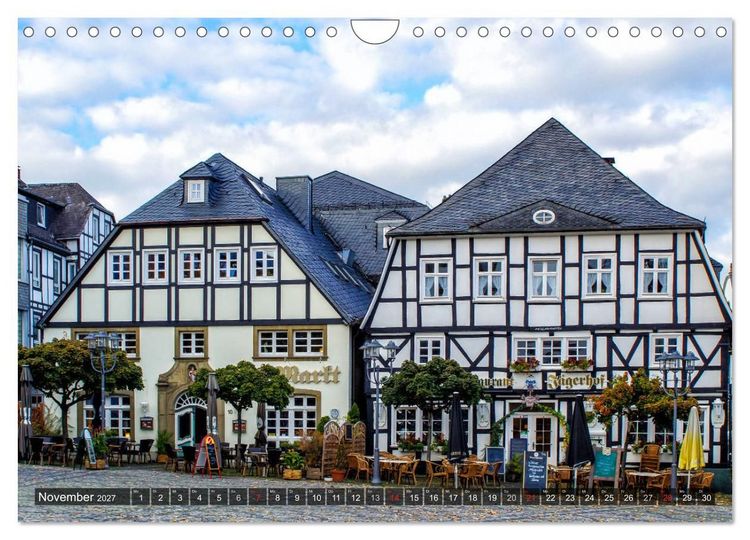 Produktbild: Deutschland - Malerische St&auml;dte (Wandkalender 2027 DIN A4 quer), CALVENDO Monatskalender