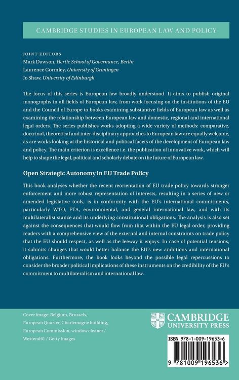 Produktbild: Open Strategic Autonomy in EU Trade Policy