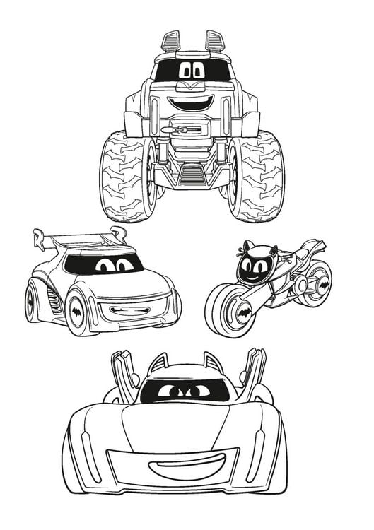 Produktbild: DC Batwheels: Cooler Malblock