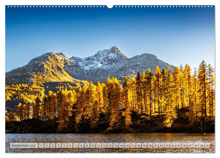 Produktbild: Silsersee Engadin (Wandkalender 2026 DIN A2 quer), CALVENDO Monatskalender