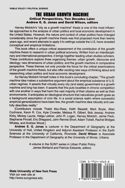 Produktbild: The Urban Growth Machine