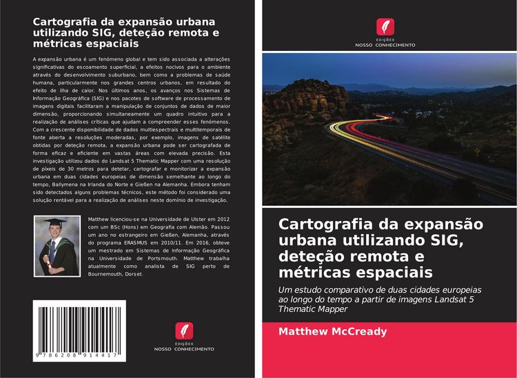 Produktbild: Cartografia da expans&atilde;o urbana utilizando SIG, dete&ccedil;&atilde;o remota e m&eacute;tricas espaciais
