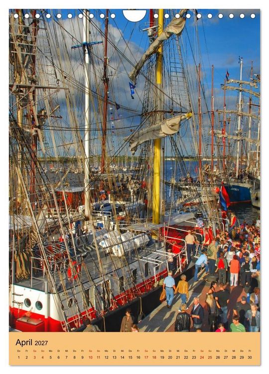 Produktbild: SAIL Rostock-Warnem&uuml;nde. Du bist so sch&ouml;n (Wandkalender 2027 DIN A4 hoch), CALVENDO Monatskalender