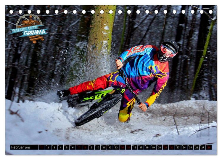 Produktbild: Freeride Life (Tischkalender 2026 DIN A5 quer), CALVENDO Monatskalender