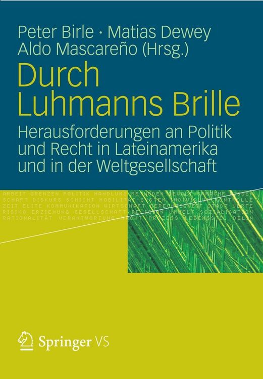 Produktbild: Durch Luhmanns Brille