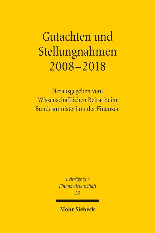 Produktbild: Gutachten und Stellungnahmen 2008-2018