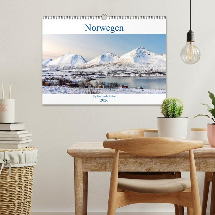 Produktbild: Norwegen - Mythos Landschaften (Wandkalender 2026 DIN A3 quer), CALVENDO Monatskalender