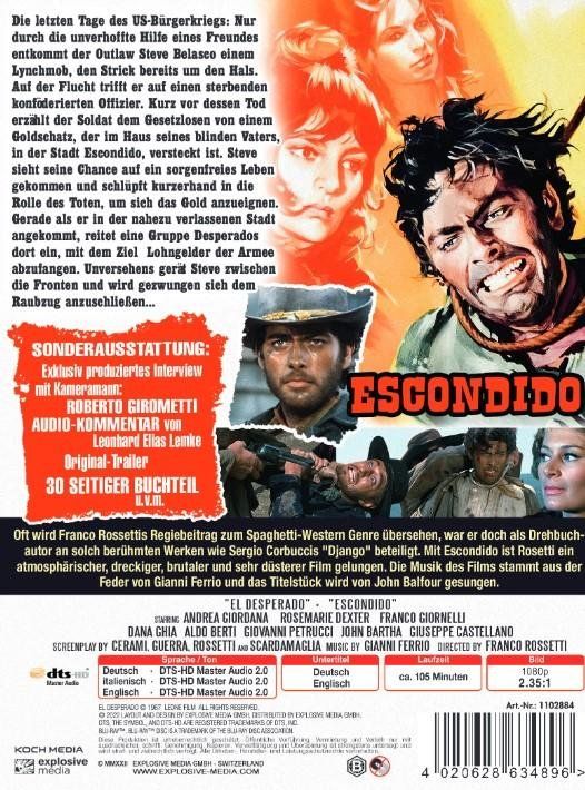 Produktbild: Escondido - Mediabook - Cover A (+ DVD)