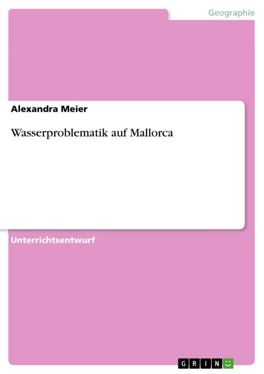 Produktbild: Wasserproblematik auf Mallorca