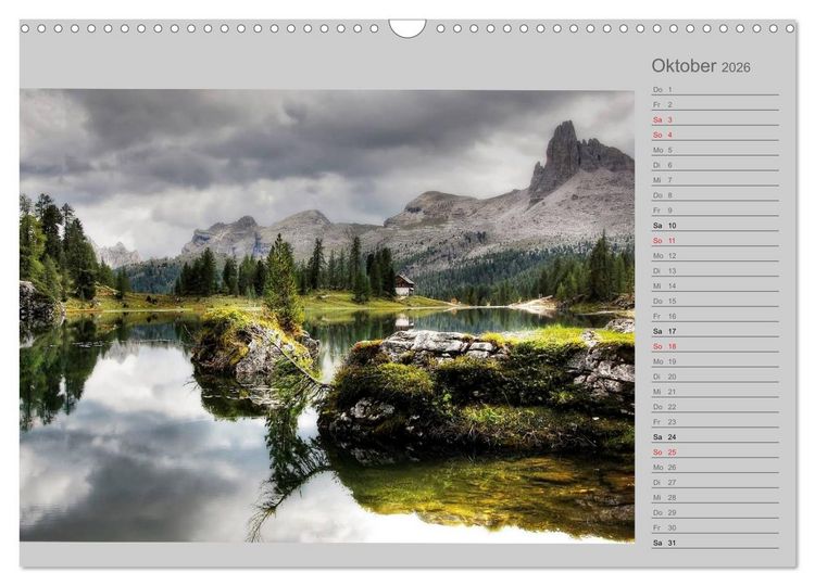 Produktbild: Ufer der Tr&auml;ume (Wandkalender 2026 DIN A3 quer), CALVENDO Monatskalender