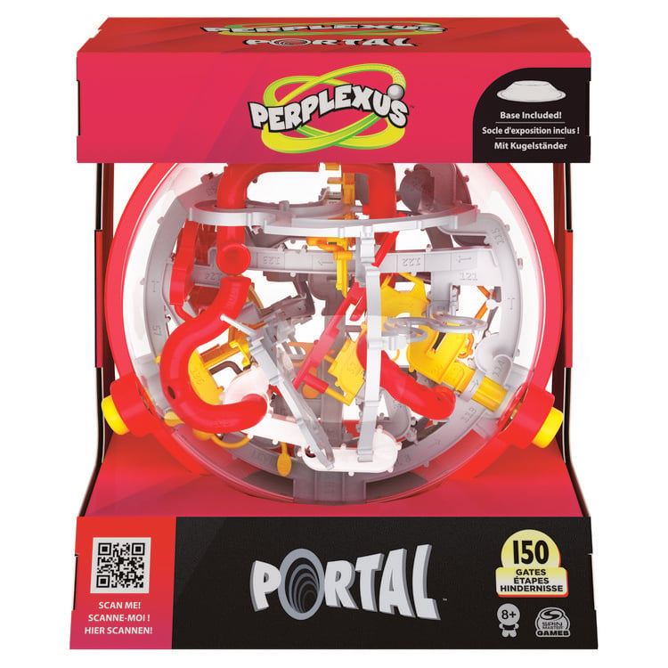 Produktbild: Spin Master Games Perplexus Portal, 3D-Kugellabyrinth mit 150 Hindernissen - und 50+ trickreichen Portal-Passagen - ab 8 Jahren