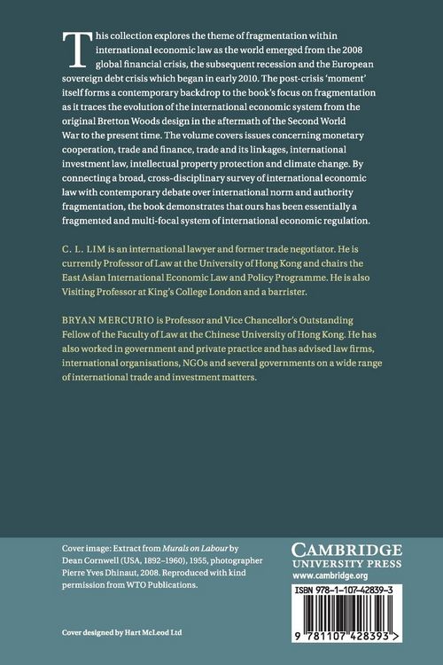 Produktbild: International Economic Law after the Global Crisis