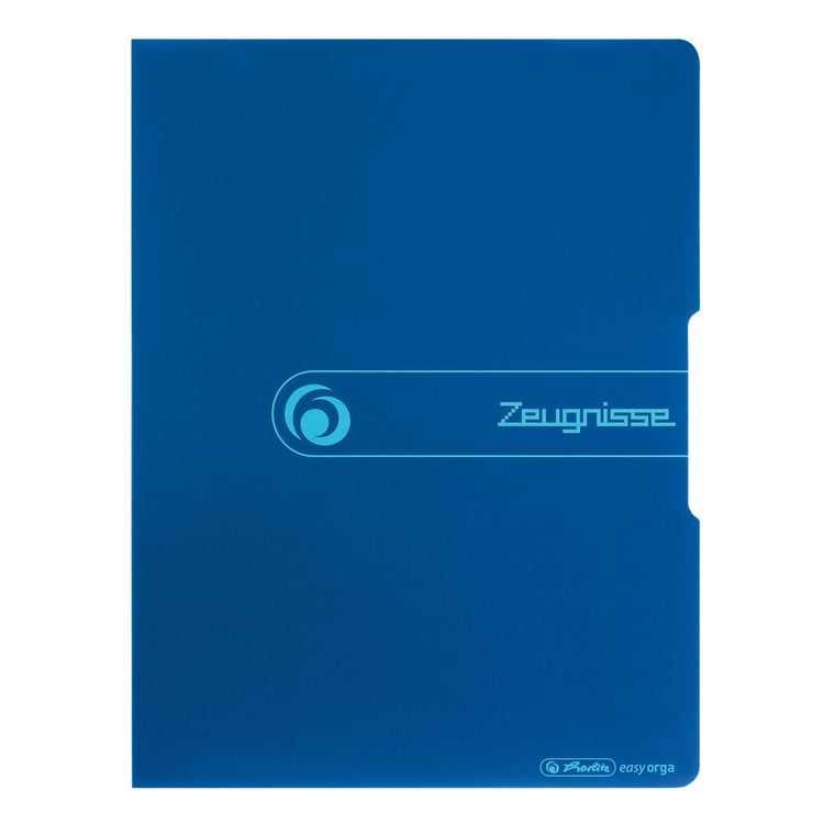 Produktbild: Herlitz Zeugnismappe A4 blau