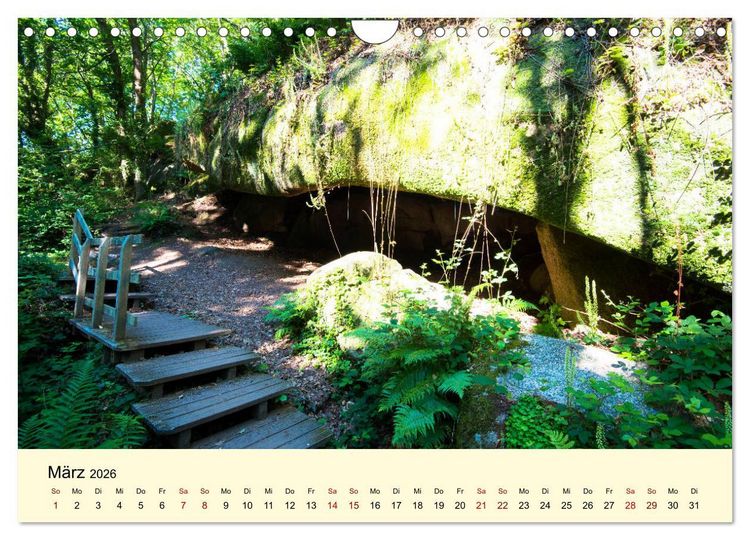 Produktbild: Einzigartige C&ocirc;te Granit Rose (Wandkalender 2026 DIN A4 quer), CALVENDO Monatskalender