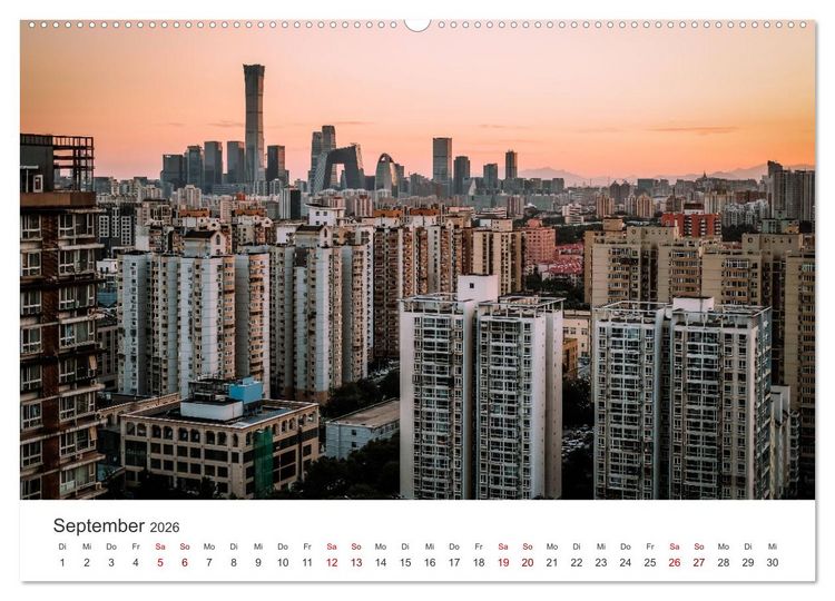 Produktbild: Peking - Die faszinierende Hauptstadt Chinas. (Wandkalender 2026 DIN A2 quer), CALVENDO Monatskalender