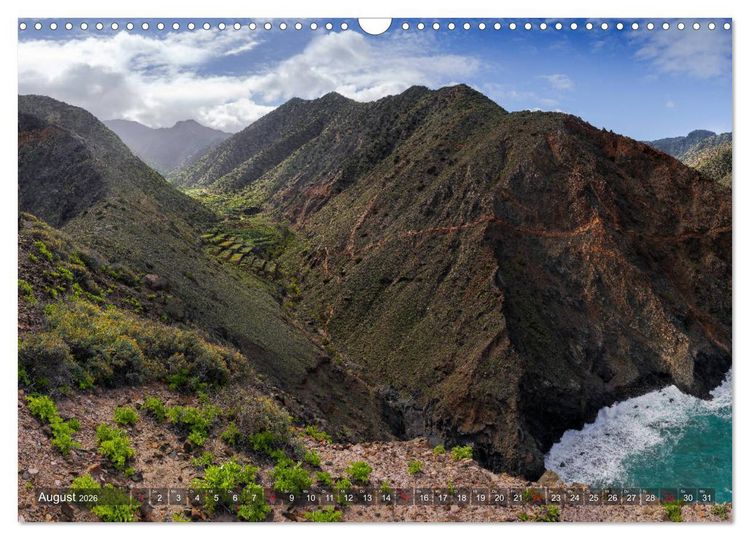 Produktbild: La Isla de La Gomera - Wilde Sch&ouml;nheit im Atlantik (Wandkalender 2026 DIN A3 quer), CALVENDO Monatskalender
