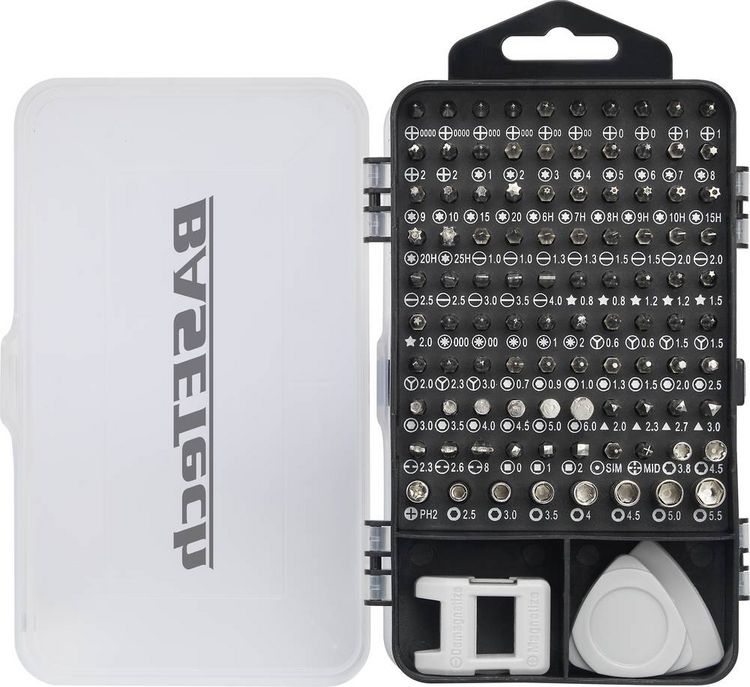 Produktbild: Basetech BT-2247898 Bit-Set 116teilig inkl. Bithalter-Schraubendreher