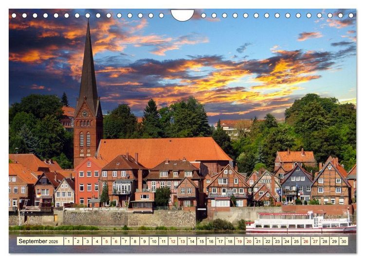 Produktbild: Die malerische Elbe (Wandkalender 2026 DIN A4 quer), CALVENDO Monatskalender