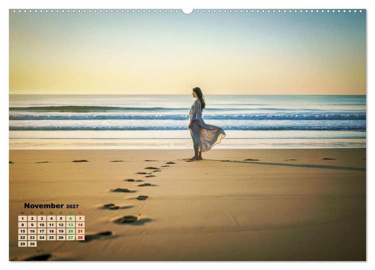 Produktbild: Minimal-Art - am Strand (Wandkalender 2027 DIN A2 quer), CALVENDO Monatskalender