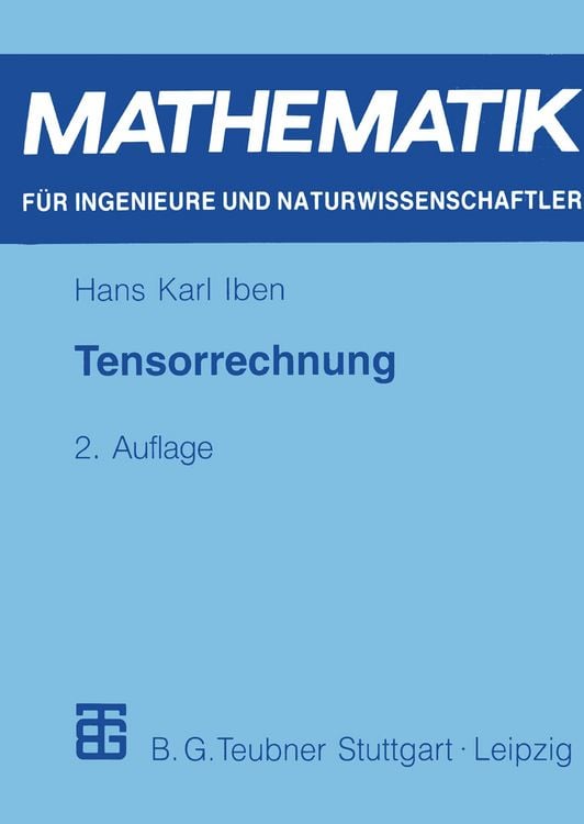 Produktbild: Tensorrechnung