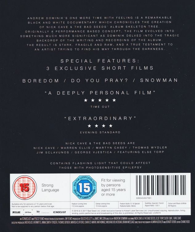 Produktbild: Nick Cave & The Bad Seeds - One More Time With Feeling [2 BRs]