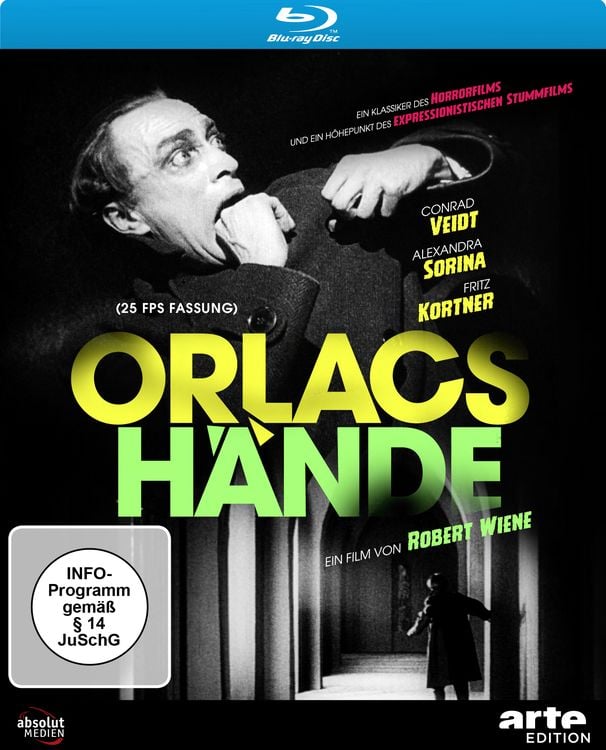 Produktbild: Orlacs H&auml;nde (Blu-Ray, 25 fps Fassung)