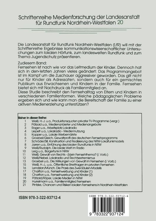 Produktbild: Familienmitglied Fernsehen