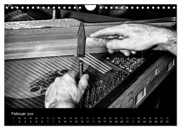 Produktbild: Klavierbau (Wandkalender 2026 DIN A4 quer), CALVENDO Monatskalender