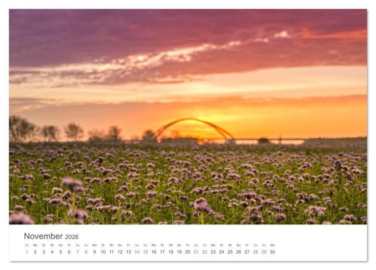 Produktbild: Die Sonneninsel Fehmarn (Tischkalender 2026 DIN A5 quer), CALVENDO Monatskalender