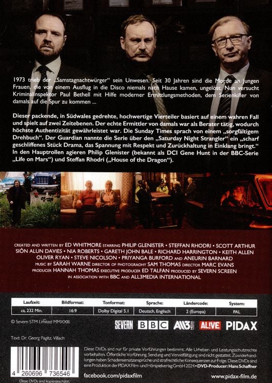 Produktbild: Steeltown Murders / Die komplette vierteilige True-Crime-Serie mit Philip Glenister (&bdquo;Life on Mars&ldquo;) [2 DVDs]